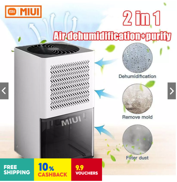 Xiaomi MIUI Dehumidifier: Moisture Absorber, Air Purifier, and Dryer for Quiet Operation – Ideal for Household, Bedroom, and Office Use - Image 5