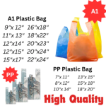 Affordable A1 Singlet Bag / T-Shirt Bag / Plastic Bag / Handle Bag / Singlet Plastic Bag / Takeaway Bag.