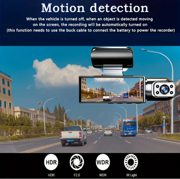 1080P Dual Dash Cam with IR Night Vision - Your Ultimate Driving Companion - Image 4