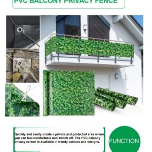 PVC BALCONY PRIVACY FENCE