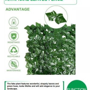 ARTIFICIAL LEAVES FENCE
