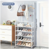 Sleek Multi-Tier Storage Rack with Hooks – The Perfect Space-Saving Solution