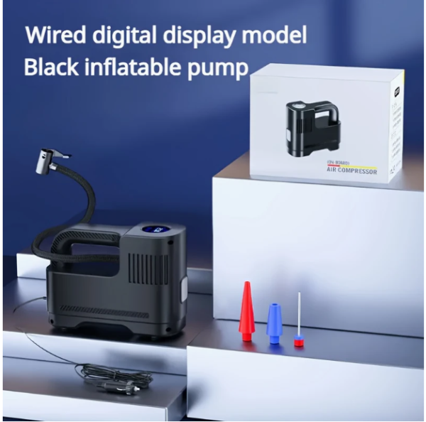 Portable Air Compressor Pump – Fast, Reliable Tire Inflation On the Go
