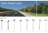 Solar street light poles