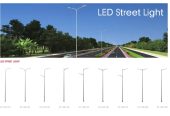 Solar street light poles