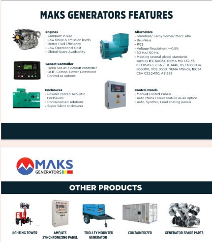 Diesel Generators and Parts