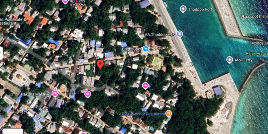 🏝️ Prime 806 sqft Land for Sale in AA. Thoddoo, Maldives – Only MVR 660K!