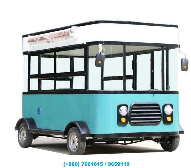 Fully Customizable Electric Three-Wheeled Food Truck