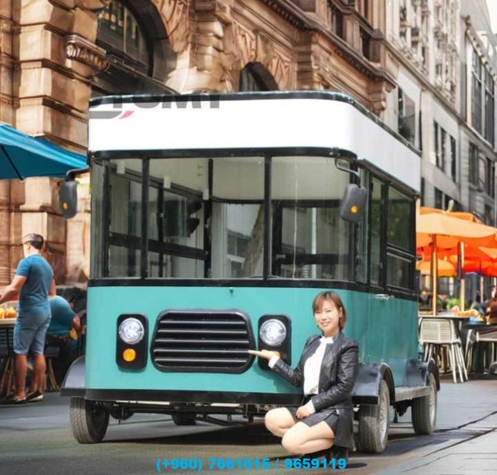 Fully Customizable Electric Three-Wheeled Food Truck