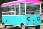 Fully Customizable Electric Three-Wheeled Food Truck