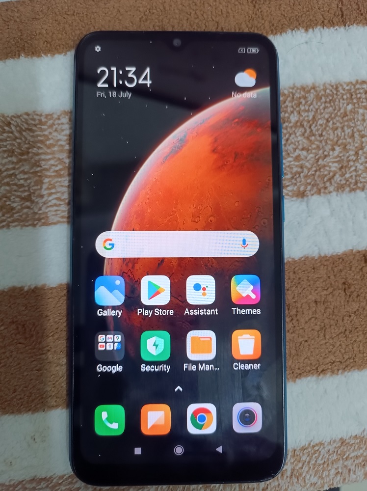 Pre-owned Redmi Note 9S mobile phones in good condition, with minor screen lines. Priced under half of original cost. Delivery within 10 days. Contact on WhatsApp: 9659119