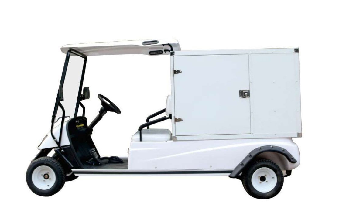 2-Seater Electric Linen Cart Intelligent Laundry Transport Solution for Hospitality & Healthcare