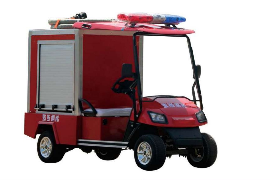 2-Seater Miniature Electric Fire Truck Compact Emergency Response Vehicle for Closed-Campus Fire Safety