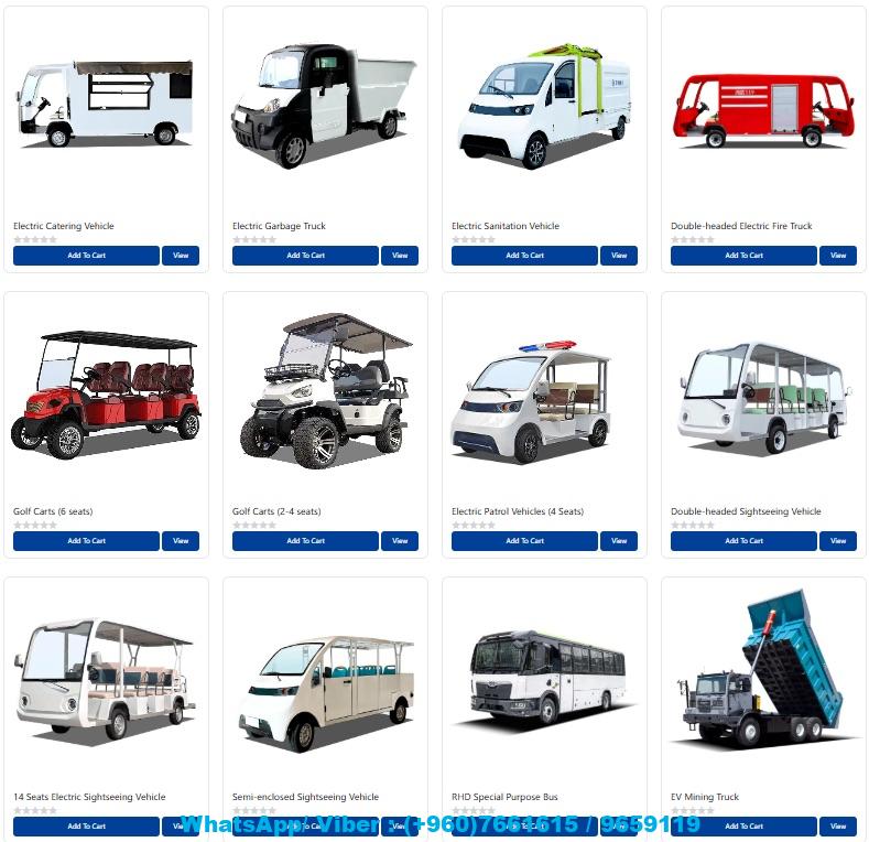 Electric Vehicles for all Use – WhatsApp / Viber for More Details – +960- 7661615 / 9659119