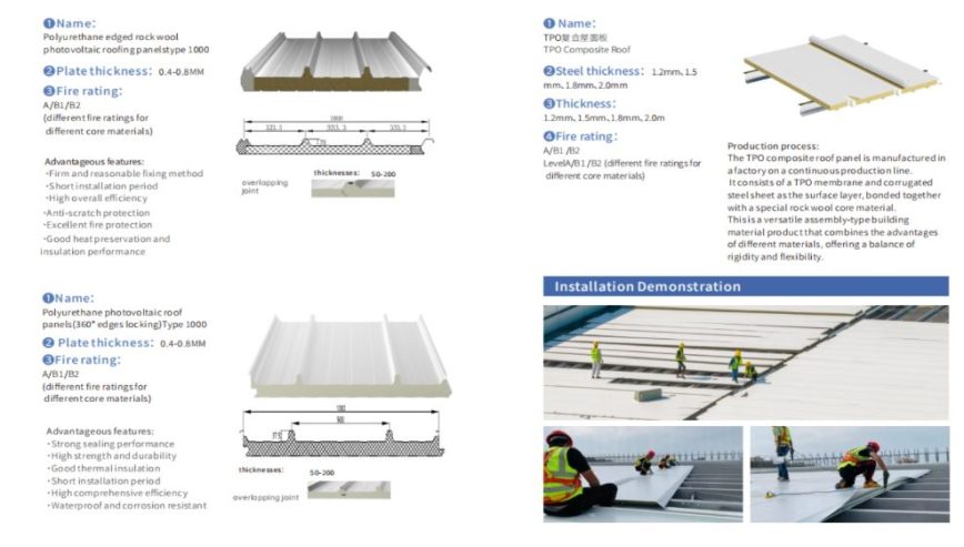 🏆 Premium Roofing Sandwich Panels – Smart, Strong & Efficient!