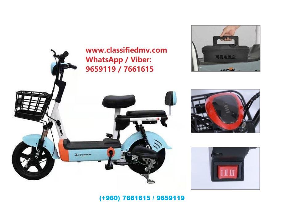 Secure Battery Scooter. 📞 Contact: WhatsApp/Viber: 9659119 / 7661615 | www.classifiedmv.com