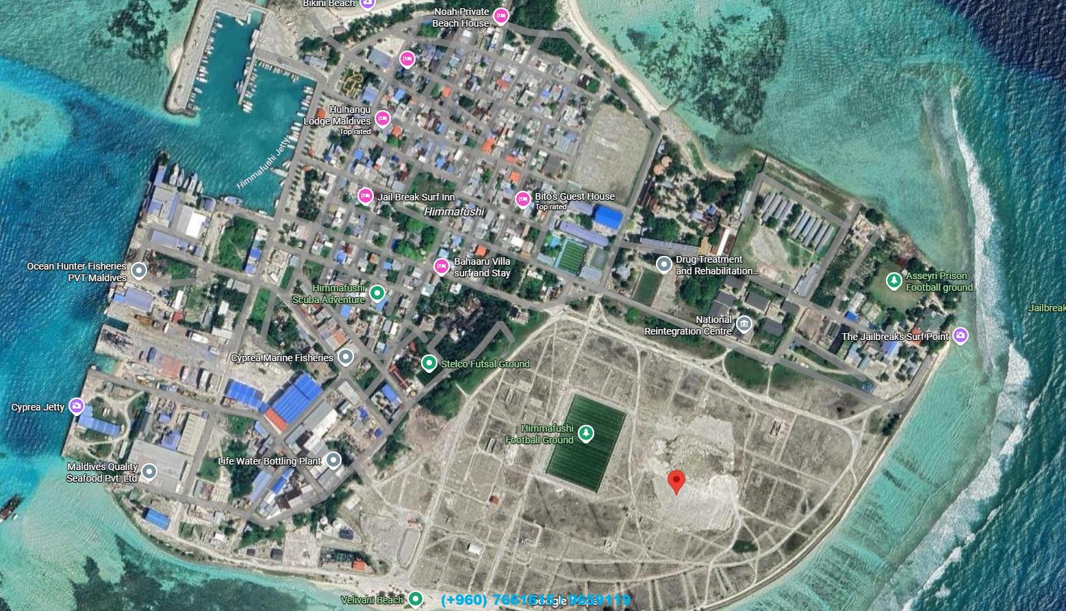 1600 sqft Land for Sale from K. Himmafushi Secure a premium plot in one of the Maldives’ best islands. Limited availability act fast! Contact us now , via WhatsApp / Viber: 9409119 / 7661615.